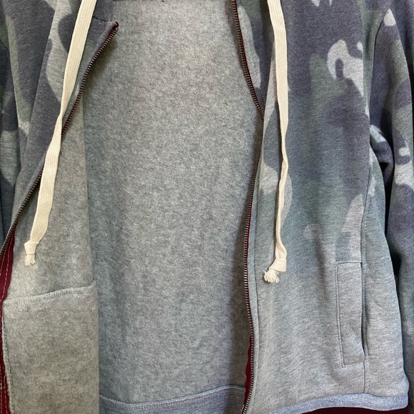 Dance & Marvel Full Zip Hoodie Jacket Camo Ombré Size Small - Picture 5 of 6